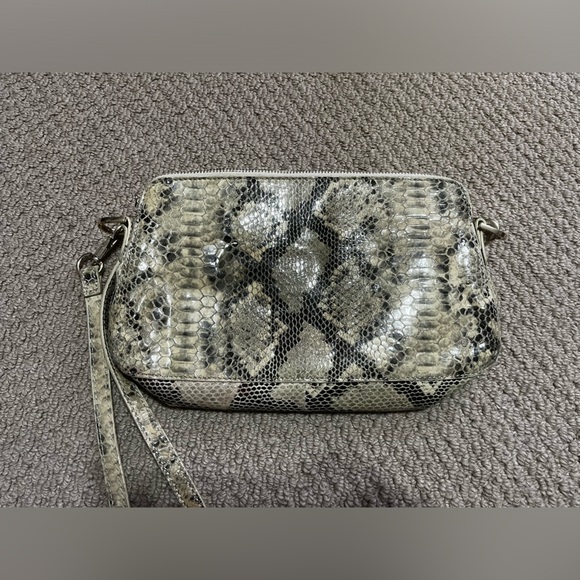 Danier | Genuine Leather Snakeskin Crossbody Bag - Picture 5 of 12